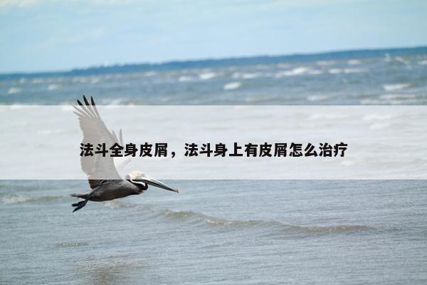 法斗全身皮屑，法斗身上有皮屑怎么治疗