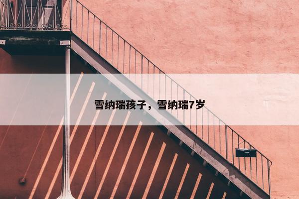 雪纳瑞孩子，雪纳瑞7岁