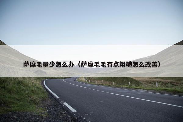 萨摩毛量少怎么办（萨摩毛毛有点粗糙怎么改善）