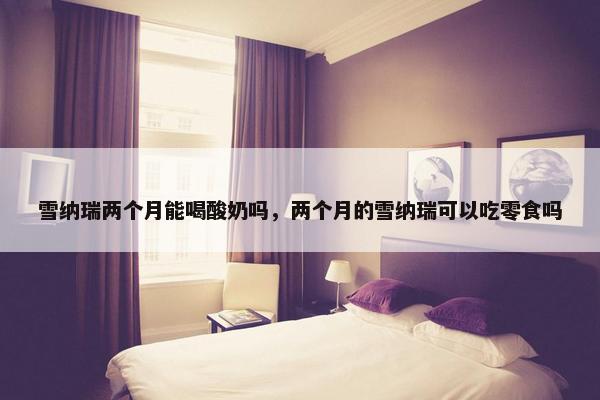 雪纳瑞两个月能喝酸奶吗，两个月的雪纳瑞可以吃零食吗