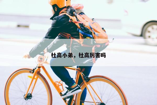 杜高小弟，杜高厉害吗