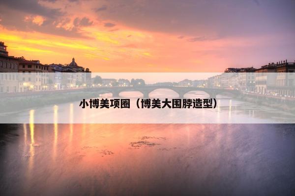 小博美项圈（博美大围脖造型）