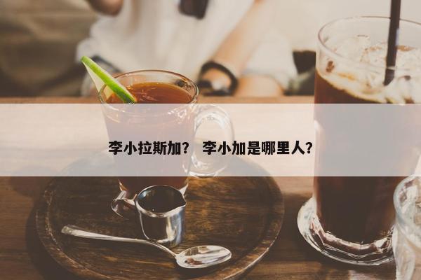 李小拉斯加？ 李小加是哪里人？