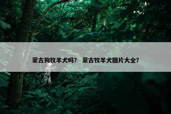 蒙古狗牧羊犬吗？ 蒙古牧羊犬图片大全？