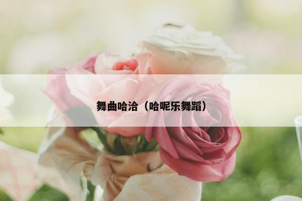 舞曲哈洽（哈呢乐舞蹈）