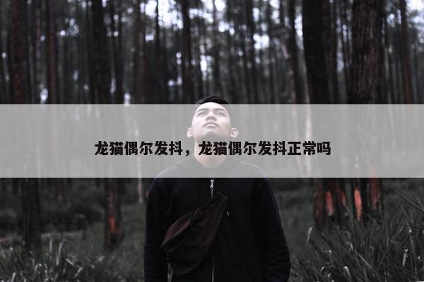龙猫偶尔发抖，龙猫偶尔发抖正常吗