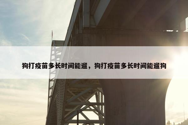 狗打疫苗多长时间能遛，狗打疫苗多长时间能遛狗