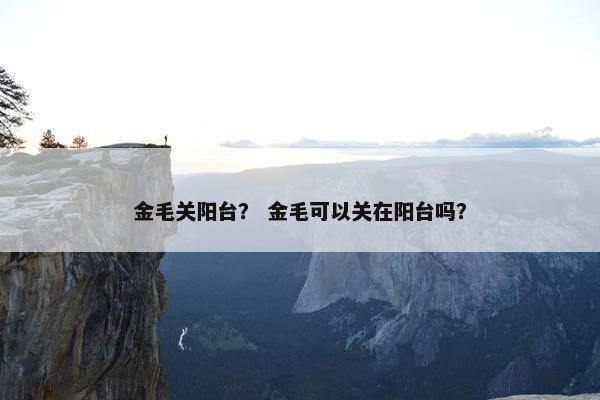 金毛关阳台？ 金毛可以关在阳台吗？