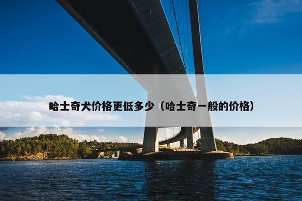 哈士奇犬价格更低多少（哈士奇一般的价格）