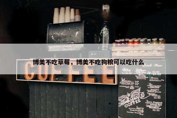 博美不吃草莓，博美不吃狗粮可以吃什么