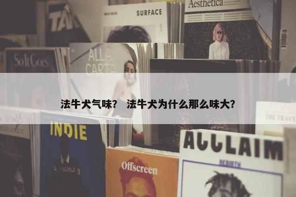 法牛犬气味？ 法牛犬为什么那么味大？