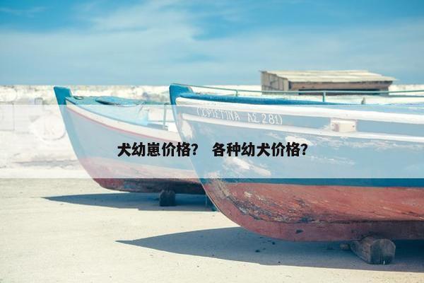 犬幼崽价格？ 各种幼犬价格？