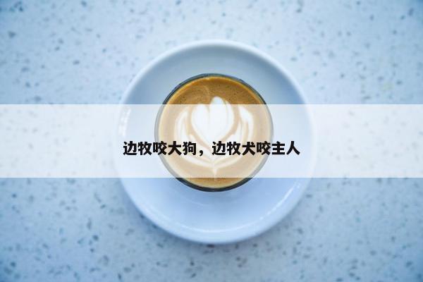 边牧咬大狗，边牧犬咬主人