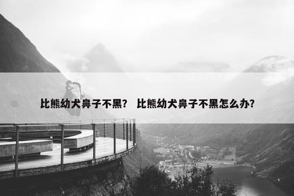 比熊幼犬鼻子不黑？ 比熊幼犬鼻子不黑怎么办？