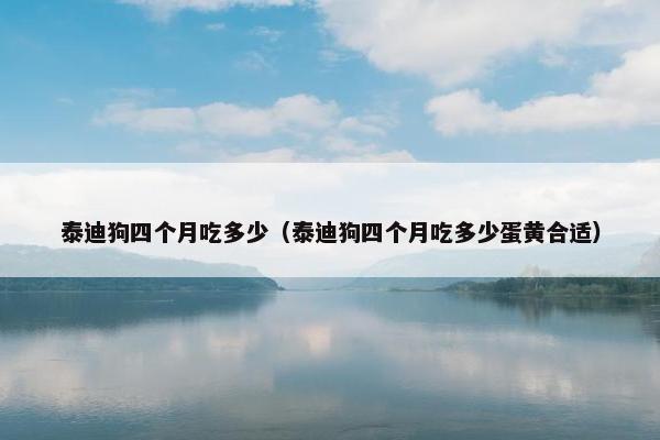 泰迪狗四个月吃多少（泰迪狗四个月吃多少蛋黄合适）