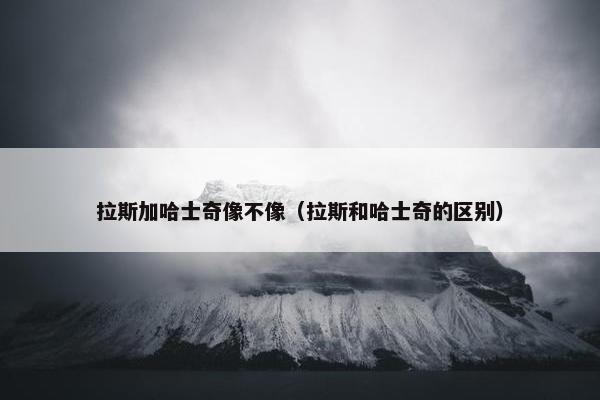 拉斯加哈士奇像不像（拉斯和哈士奇的区别）