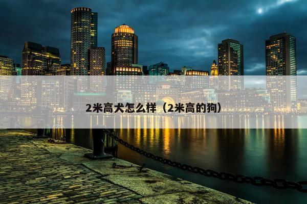2米高犬怎么样（2米高的狗）