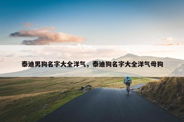 泰迪男狗名字大全洋气，泰迪狗名字大全洋气母狗