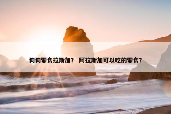狗狗零食拉斯加？ 阿拉斯加可以吃的零食？
