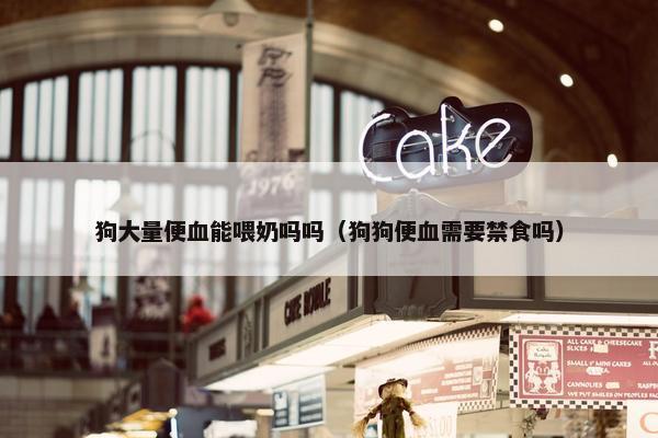 狗大量便血能喂奶吗吗（狗狗便血需要禁食吗）