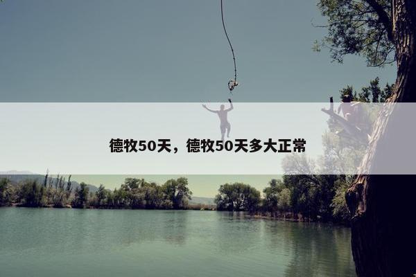 德牧50天，德牧50天多大正常