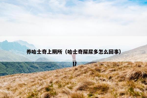 养哈士奇上厕所（哈士奇屎尿多怎么回事）