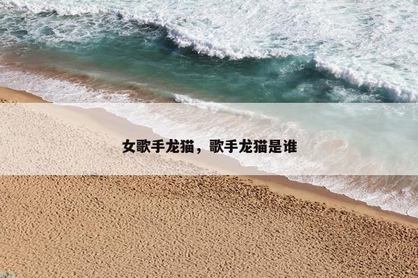女歌手龙猫，歌手龙猫是谁