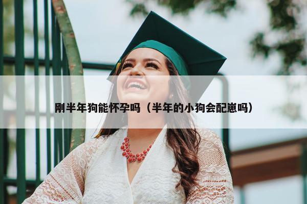 刚半年狗能怀孕吗（半年的小狗会配崽吗）