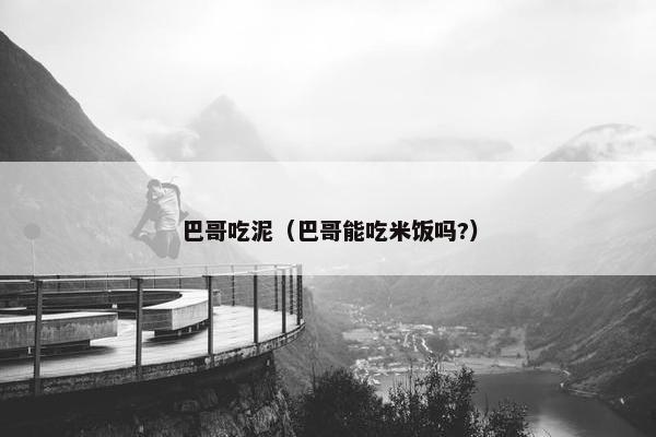 巴哥吃泥（巴哥能吃米饭吗?）