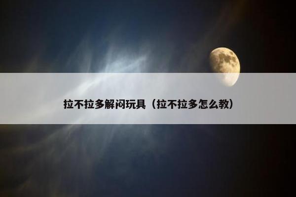 拉不拉多解闷玩具（拉不拉多怎么教）