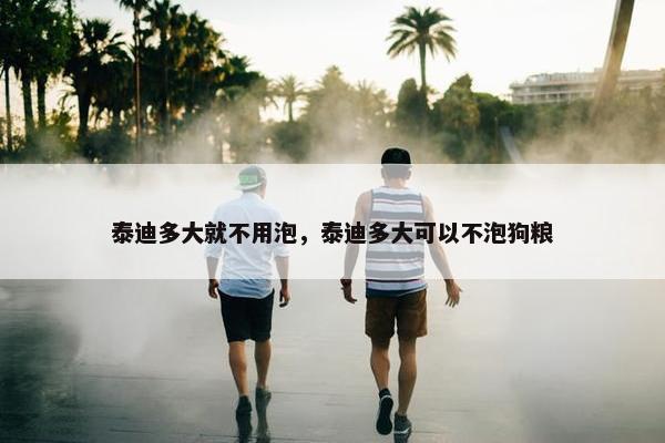 泰迪多大就不用泡，泰迪多大可以不泡狗粮