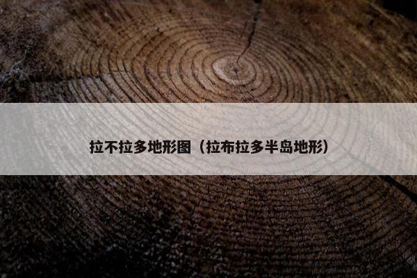 拉不拉多地形图（拉布拉多半岛地形）
