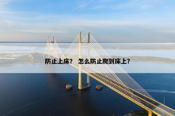 防止上床？ 怎么防止爬到床上？
