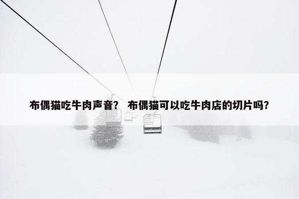 布偶猫吃牛肉声音？ 布偶猫可以吃牛肉店的切片吗？