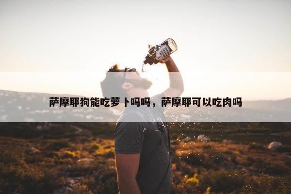 萨摩耶狗能吃萝卜吗吗，萨摩耶可以吃肉吗