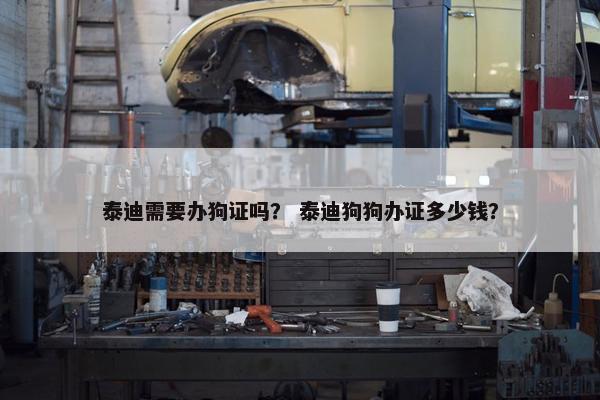 泰迪需要办狗证吗？ 泰迪狗狗办证多少钱？