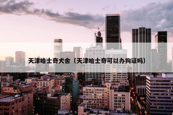 天津哈士奇犬舍（天津哈士奇可以办狗证吗）