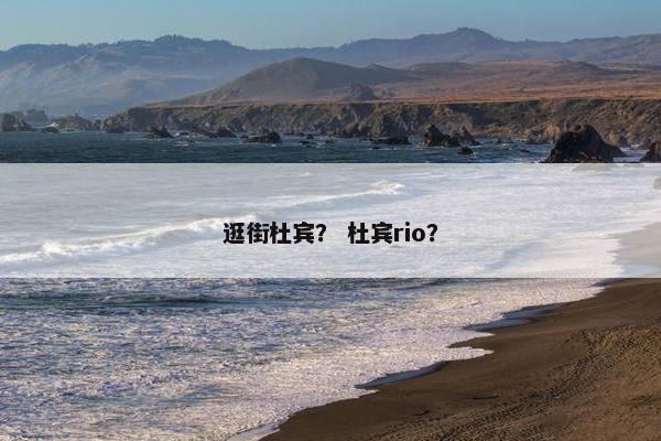 逛街杜宾？ 杜宾rio？