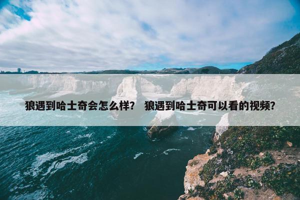 狼遇到哈士奇会怎么样？ 狼遇到哈士奇可以看的视频？