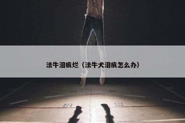 法牛泪痕烂（法牛犬泪痕怎么办）