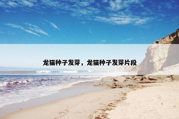 龙猫种子发芽，龙猫种子发芽片段