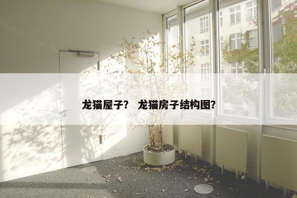 龙猫屋子？ 龙猫房子结构图？