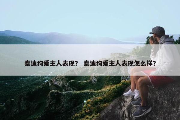泰迪狗爱主人表现？ 泰迪狗爱主人表现怎么样？