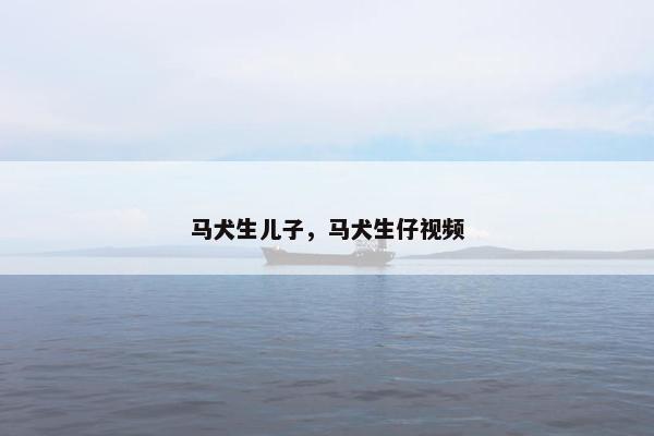 马犬生儿子，马犬生仔视频