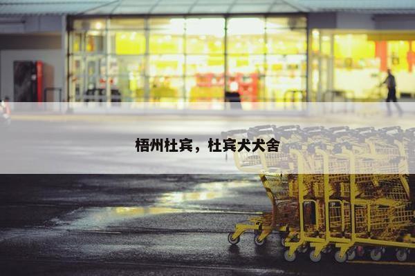 梧州杜宾，杜宾犬犬舍