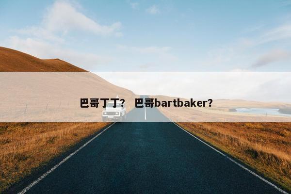 巴哥丁丁？ 巴哥bartbaker？