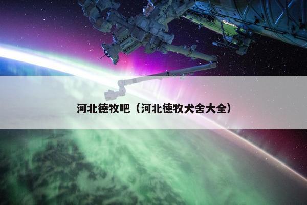 河北德牧吧（河北德牧犬舍大全）