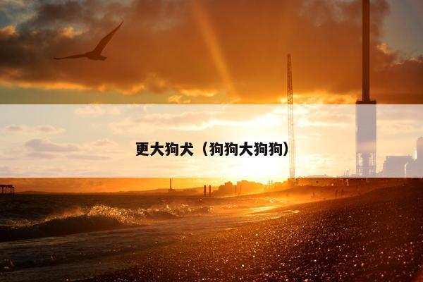 更大狗犬（狗狗大狗狗）