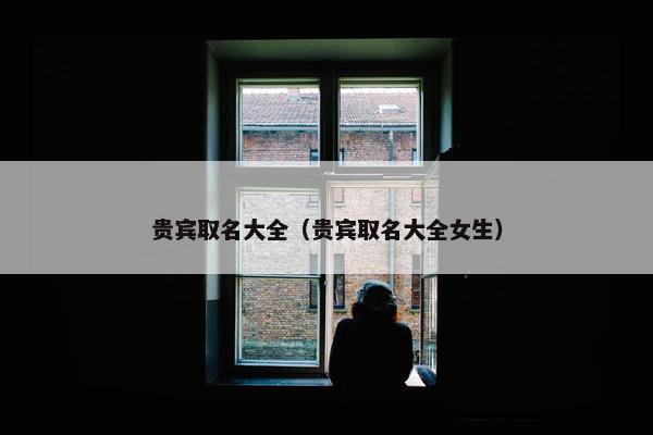 贵宾取名大全（贵宾取名大全女生）