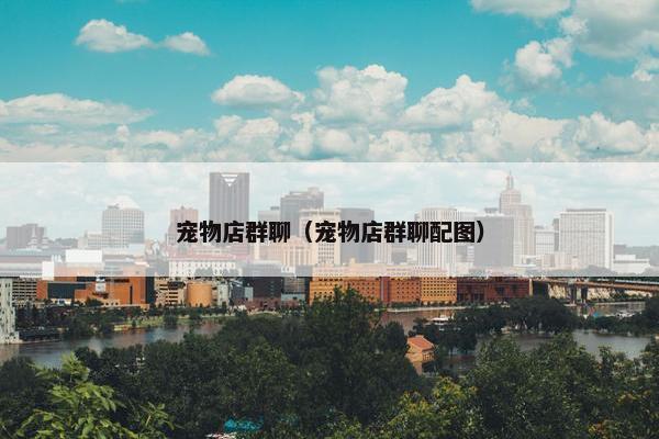 宠物店群聊（宠物店群聊配图）